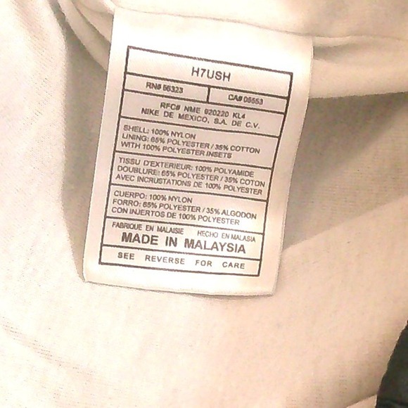 Nike Black Nylon Track Pants Joggers Athletic Trousers XL - Picture 4 of 4